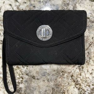 Vera Bradley black clutch